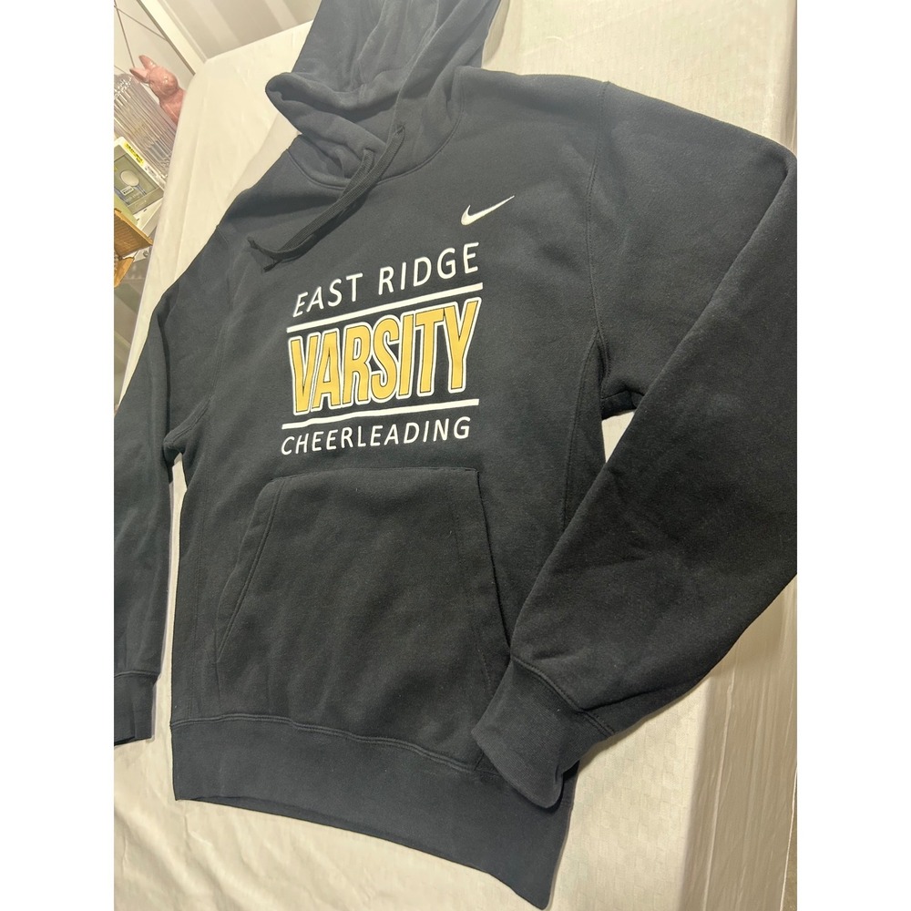 Nike East Ridge Varsity Cheerleading Hoodie Black Small Pullover Sweatshirt